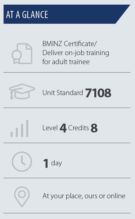 at a glance trainer course